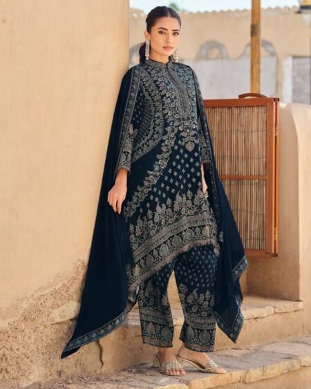 Midnight Bloom Kurta Set